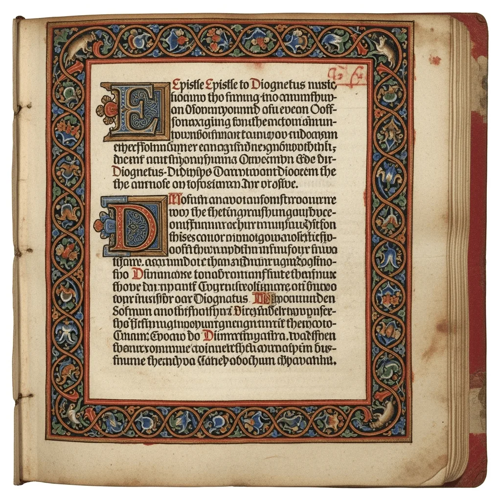Representación de manuscrito medieval