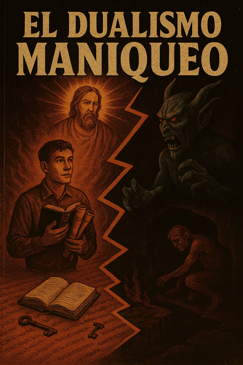Dualismo Maniqueo: Conflicto entre Luz y Oscuridad