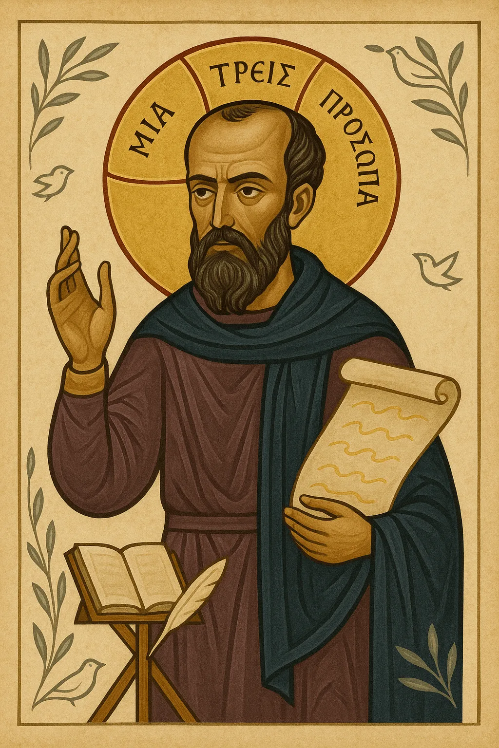 Ilustración de Gregorio de Nacianzo