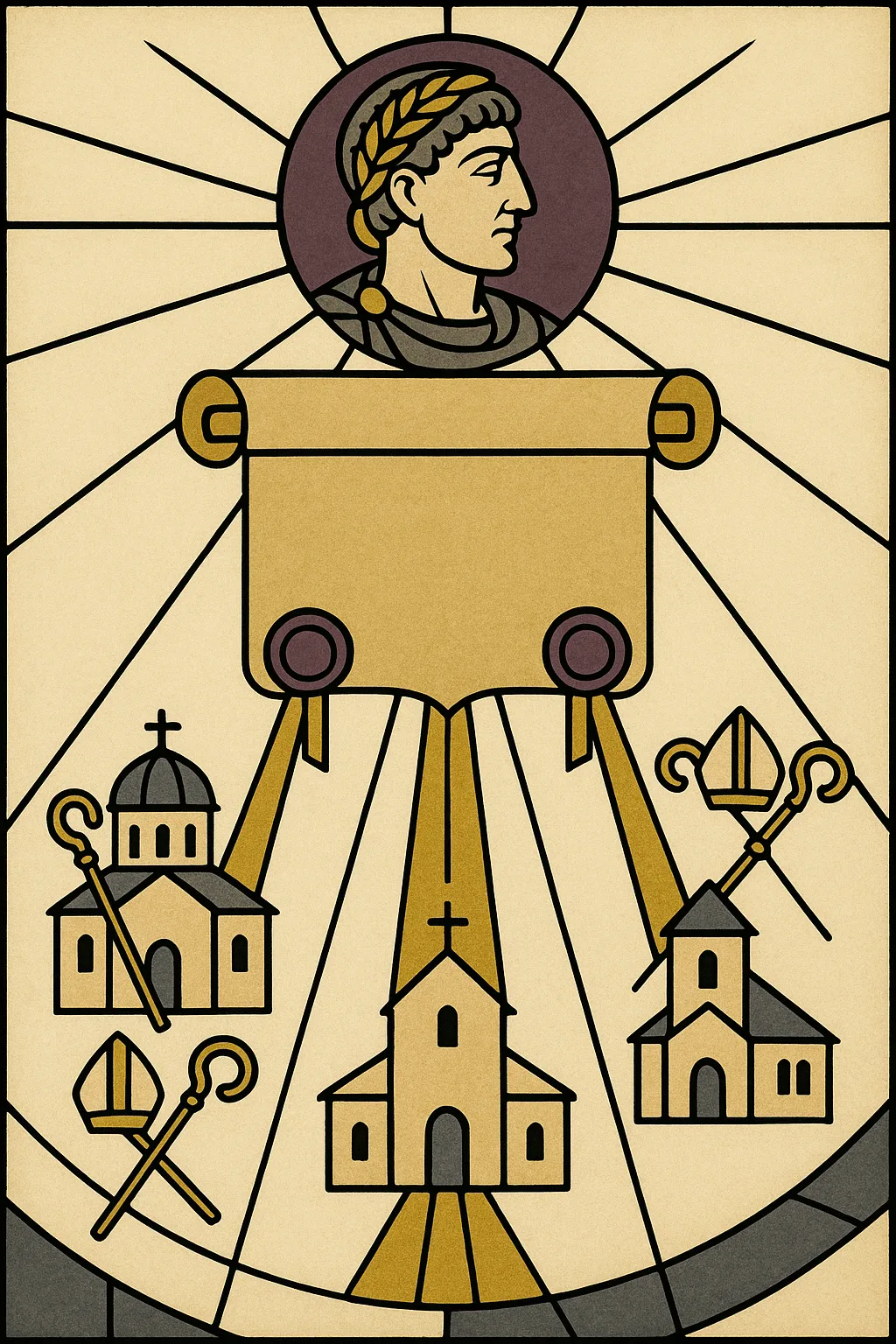 Representación del Edicto de Teodosio