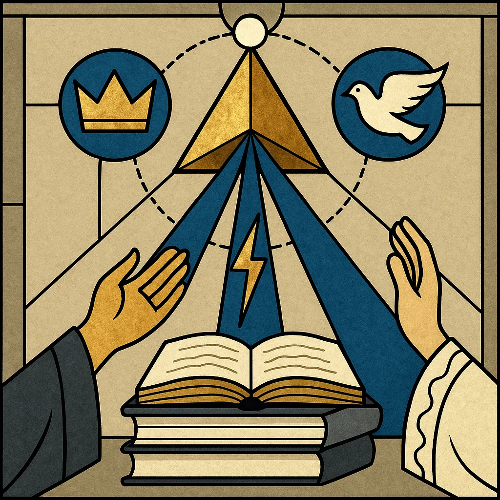 Representación de la síntesis trinitaria como culminación del desarrollo doctrinal
