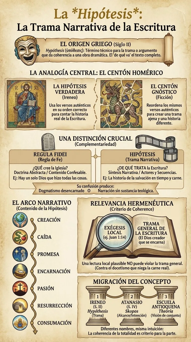 La hipótesis: la trama total de la Escritura