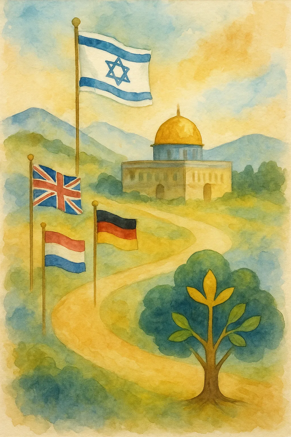 Israel restaurada entre las naciones en paz